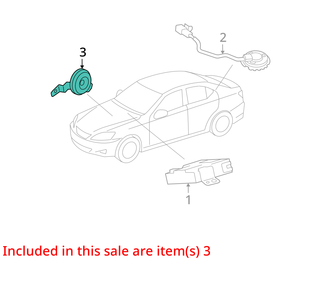 2006 - 2015 Lexus Is250 Is350 Security Anti Theft Siren Alarm Horn OEM