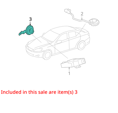 2006 - 2015 Lexus Is250 Is350 Security Anti Theft Siren Alarm Horn OEM
