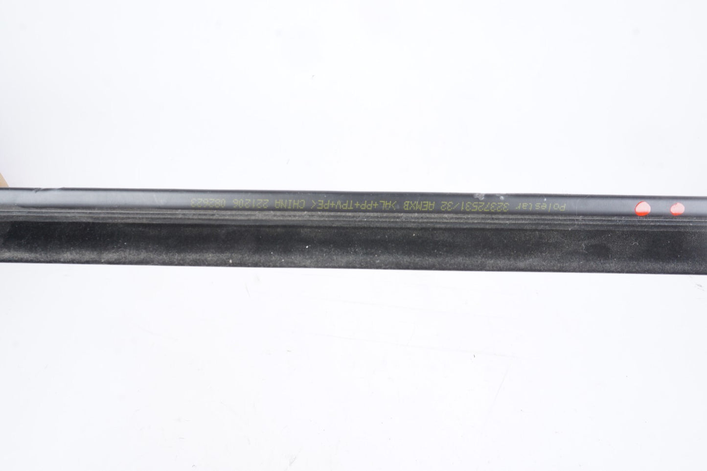 2021 - 2023 Polestar 2 Front Right Passenger Door Window Belt Molding OEM