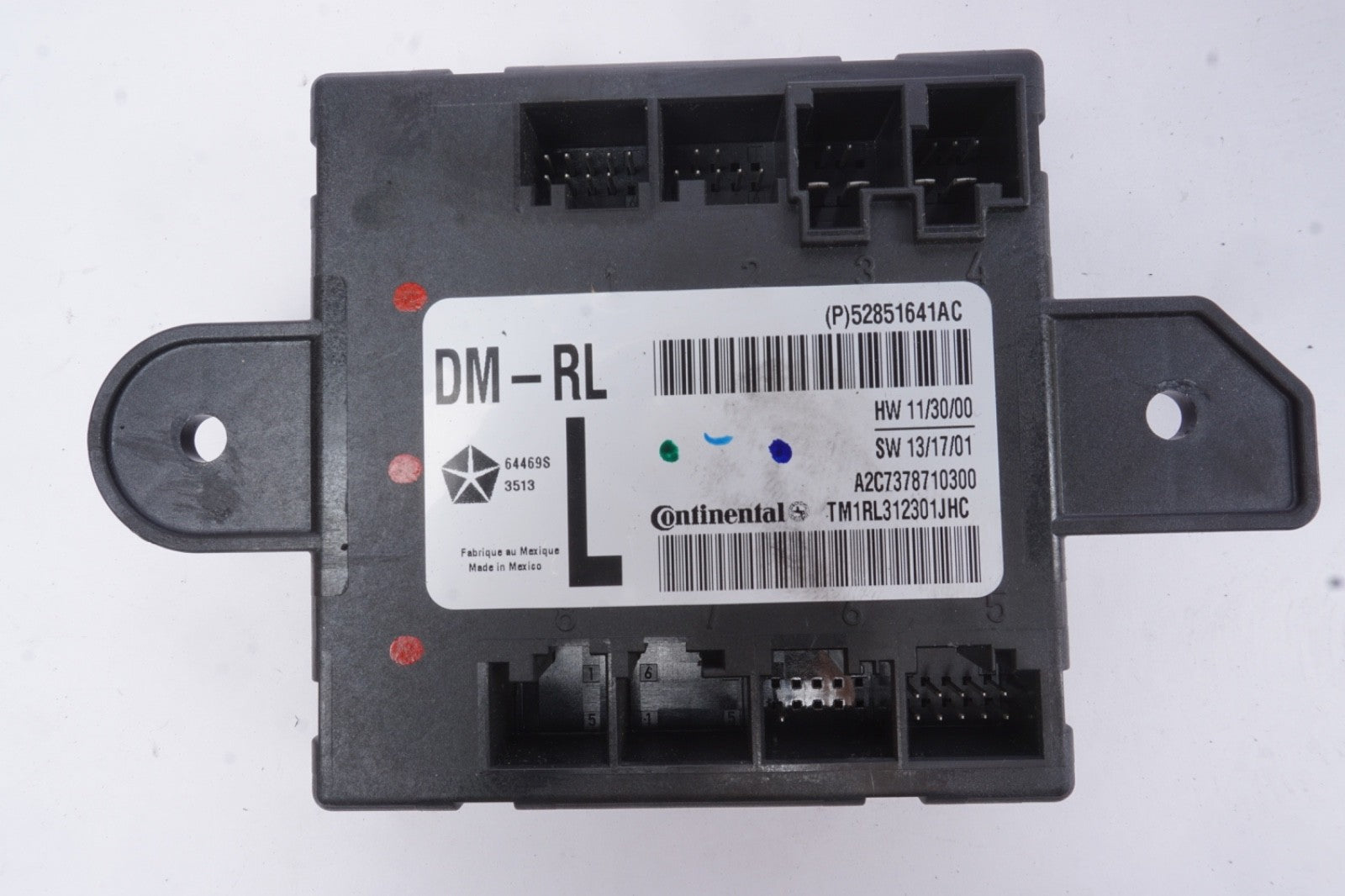 2014-2017 Maserati Ghibli Rear Left Driver Side Door Control Module 52851641AC 