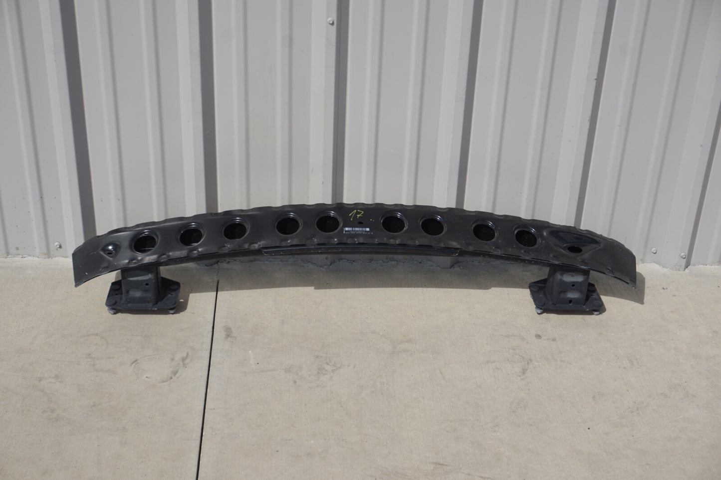 10-17 Mercedes W204 C250 E350 Rear Bumper Reinforcement Impact Crash Bar OEM