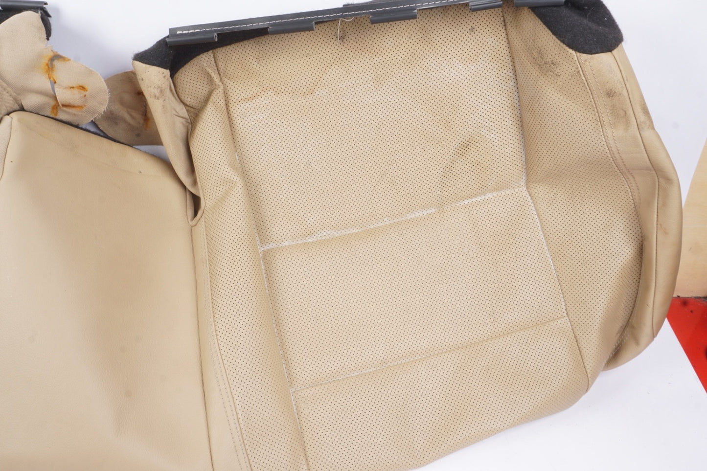 10-13 Mercedes W221 S400 S550 Seat Cushion Rear Bottom Lower BEIGE OEM