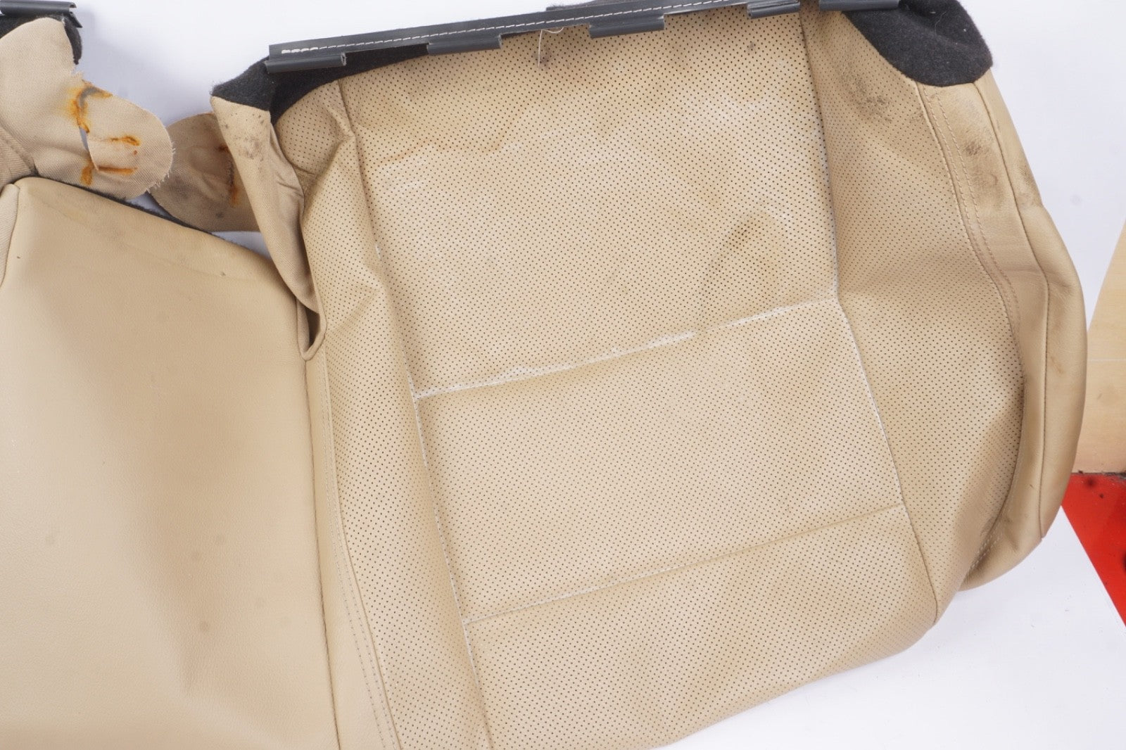 10-13 Mercedes W221 S400 S550 Seat Cushion Rear Bottom Lower BEIGE OEM
