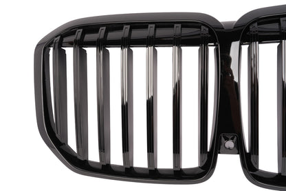 For 2023-2025 BMW G07 X7 xDrive40i M60i Glossy Black Front Kidney Grille Grill