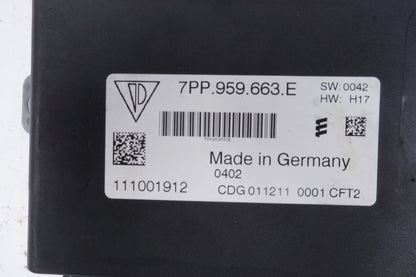 2011-2018 PORSCHE CAYENNE VOLTAGE CONVERTER CONTROL MODULE UNIT 7PP959663E OEM