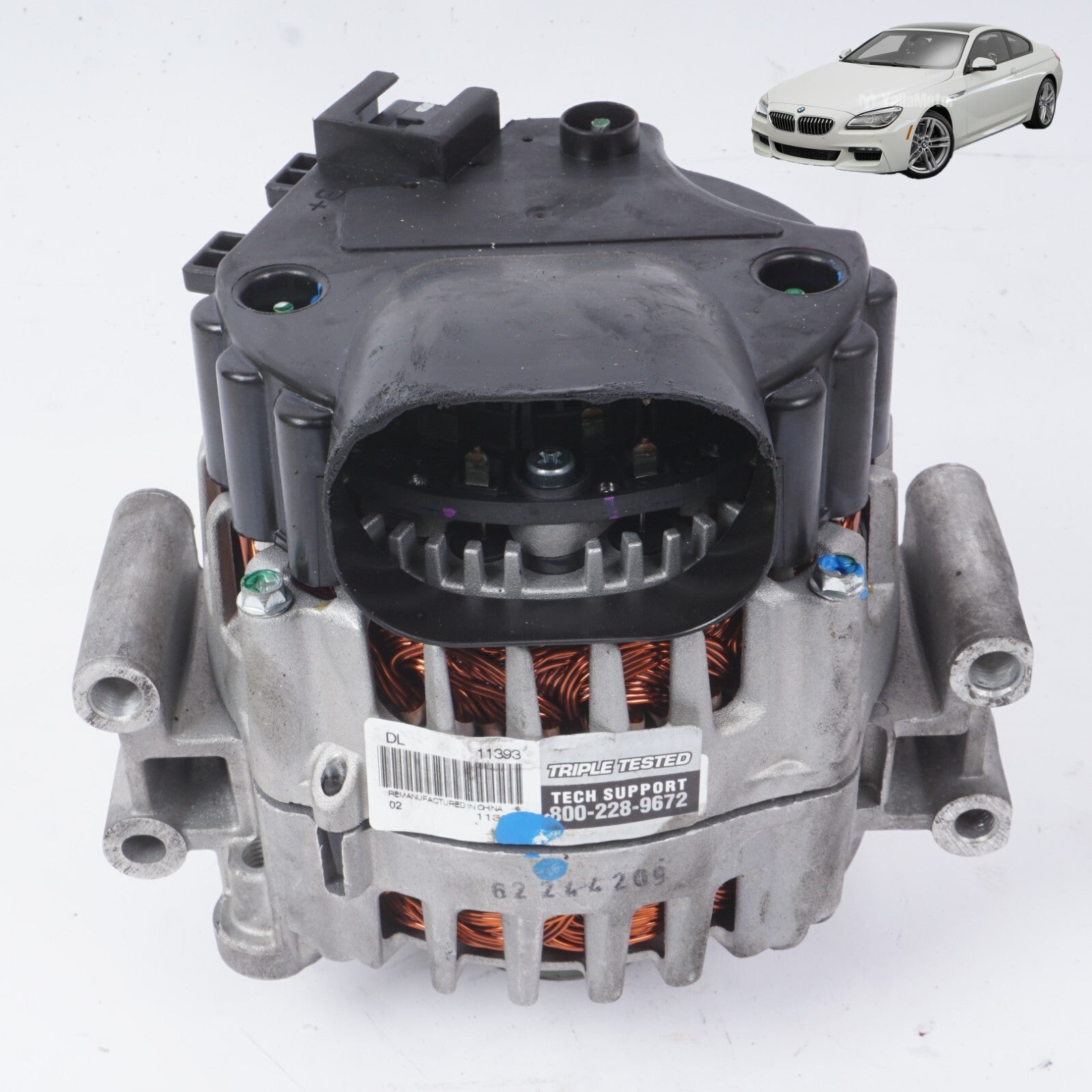 2012 - 2016 BMW 650i 550i 750i 4.4l Alternator