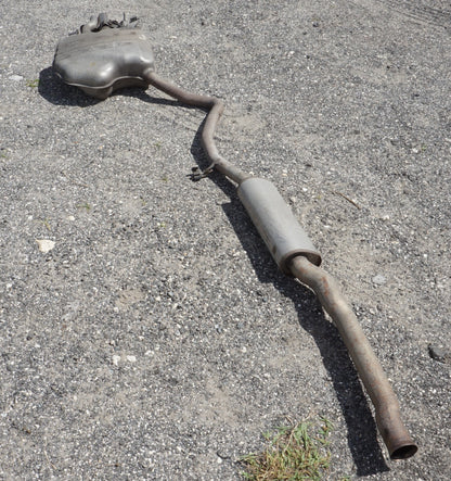 14-17 Mercedes S550 W222 Exhaust Resonator Pipe Muffler Passenger Side Right OEM