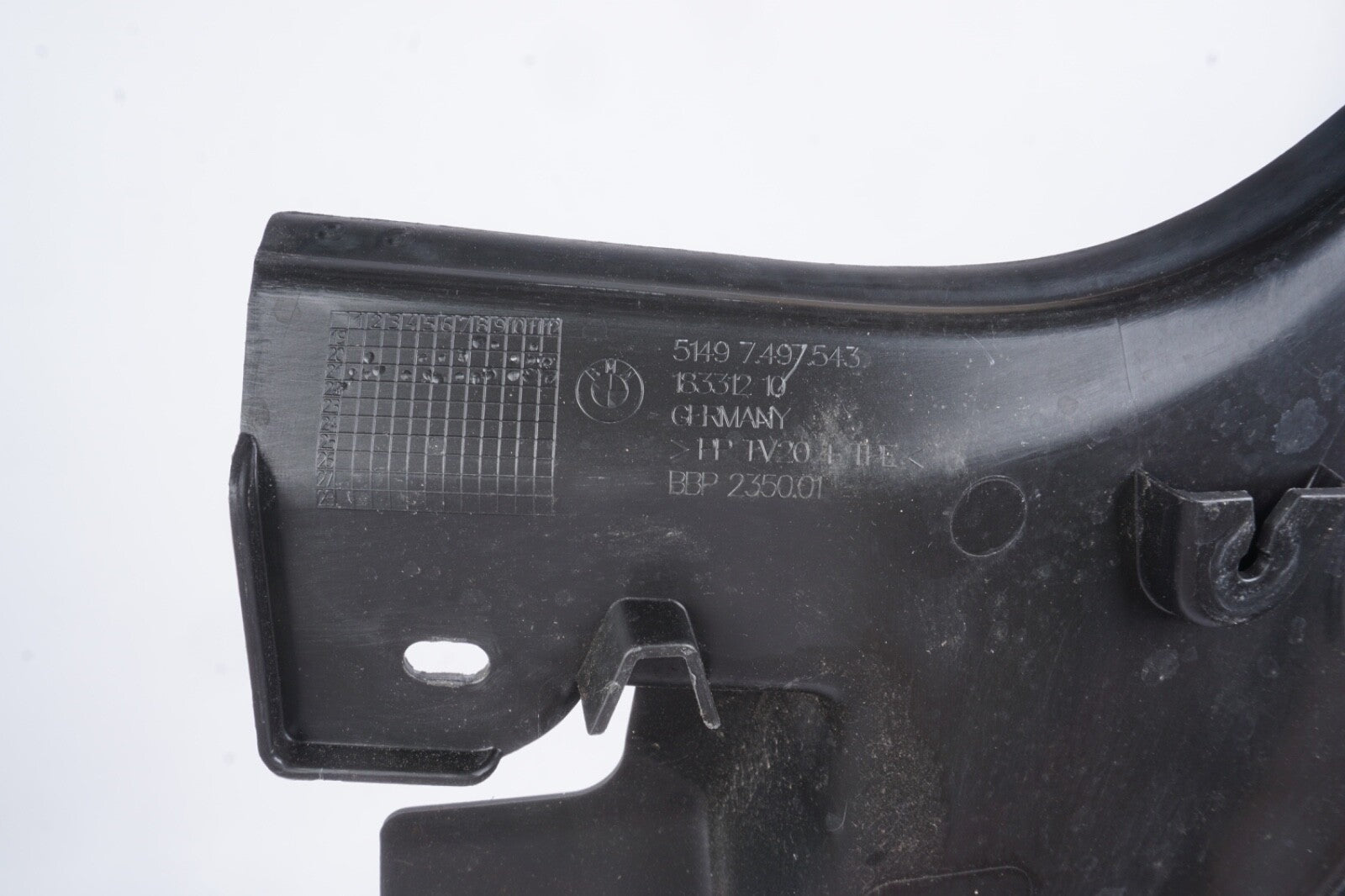 22-24 BMW 430 G22 G23 TRUNK BOOT GUTTER SLIP TRIM COVER REAR LEFT 7497543