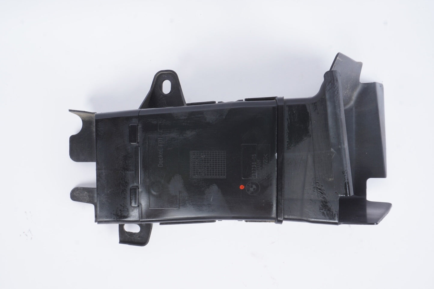 09-12 BMW 750i 750Li F01 Front Left Driver Lower Radiator Air Duct Tube Oem