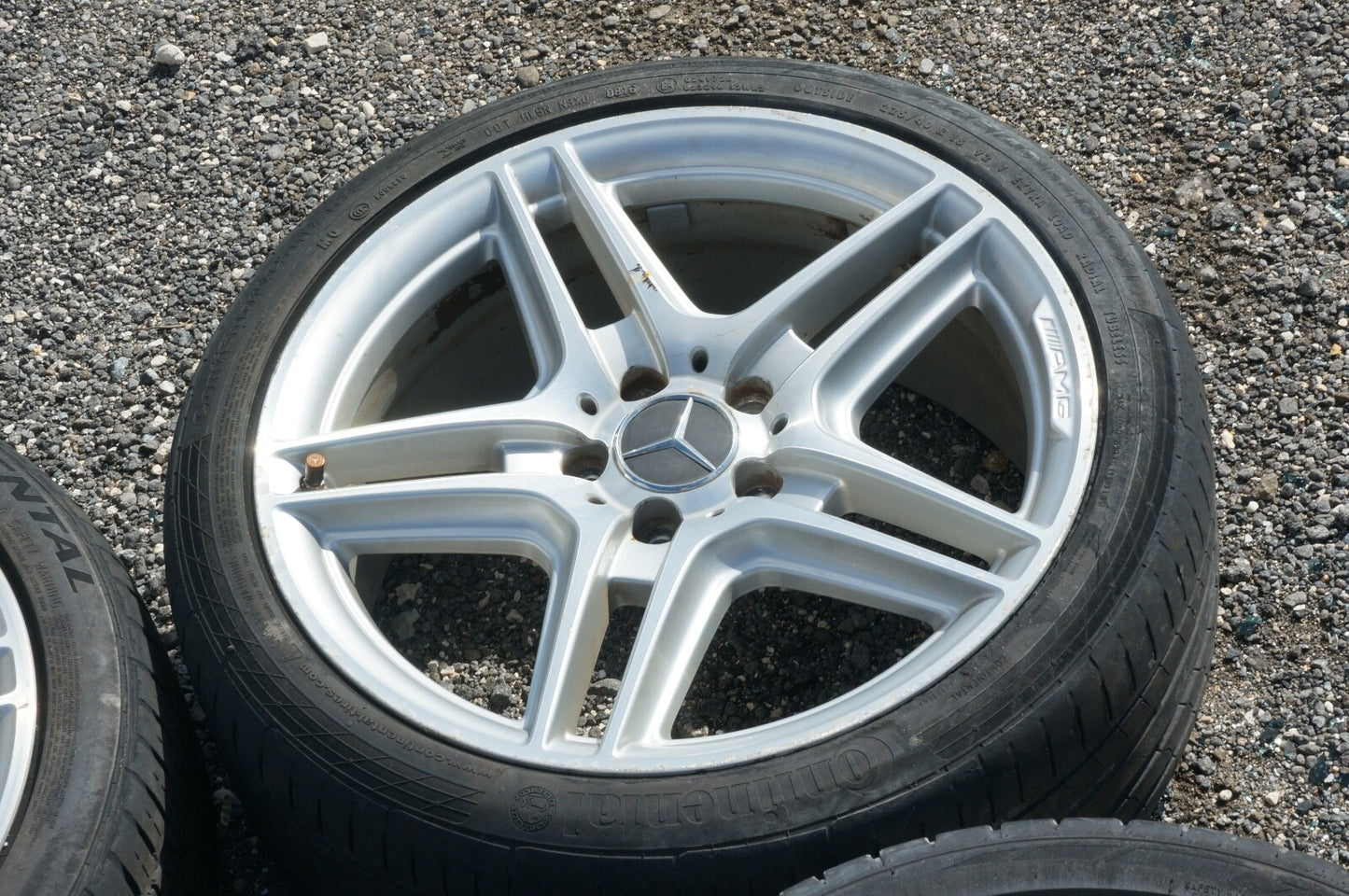 2007 - 2014 MERCEDES C250 C200 C300 C350 TIMS AMG R18 STAGGERED - BAD TIRES
