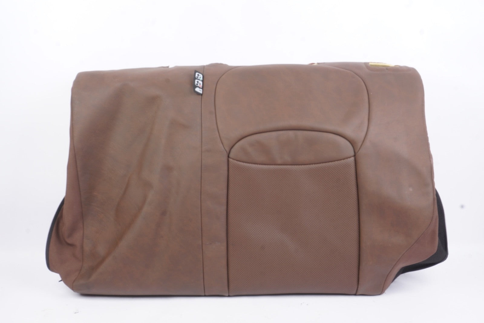17 2016-2018 Fiat 500X Rear Upper Seat Back Driver Side Leather Brown Used OEM
