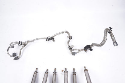 12 - 16 Mercedes W207 E350 Fuel Injection Rail Line w/ Injectors OEM