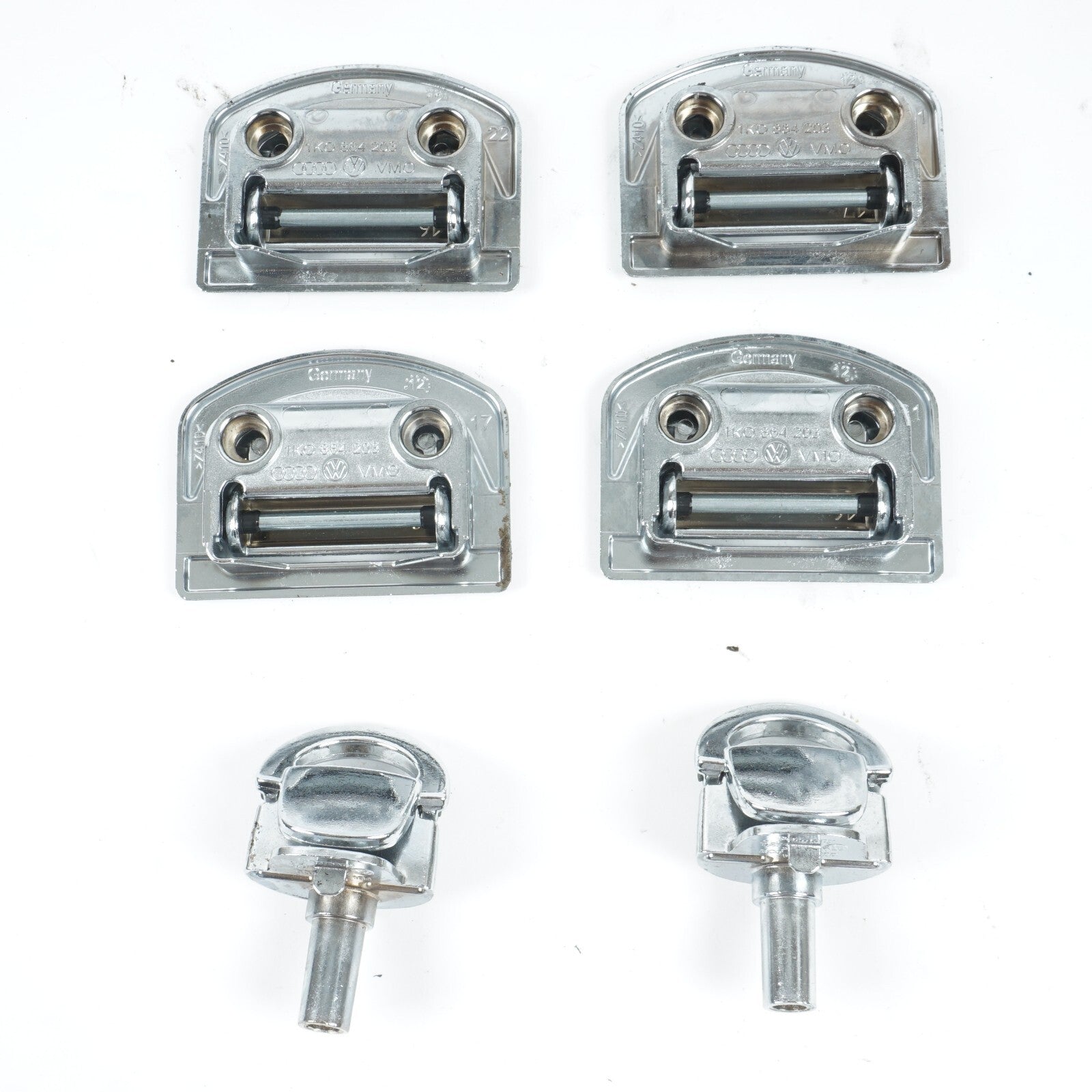 2012 - 2017 AUDI A7 TRUNK CARGO HOOK SET OF 6 OEM