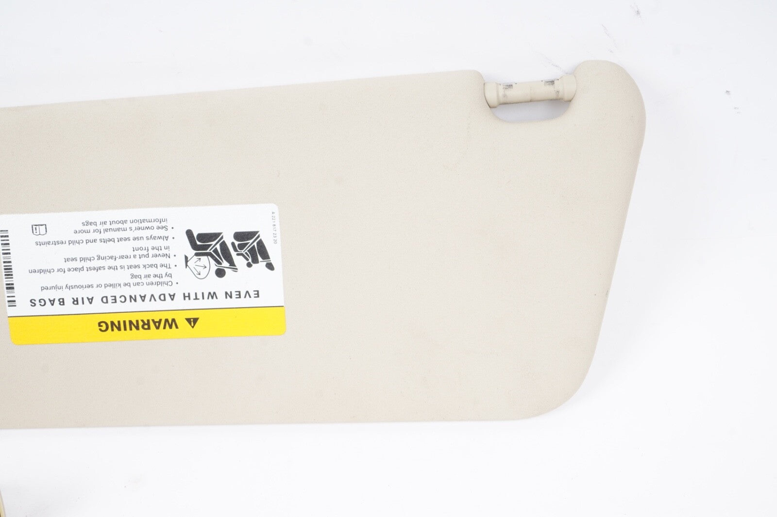 11-17 Mercedes W207 E550 E350 E400 Left Right Side Sun Visor Shade Sunvisor OEM