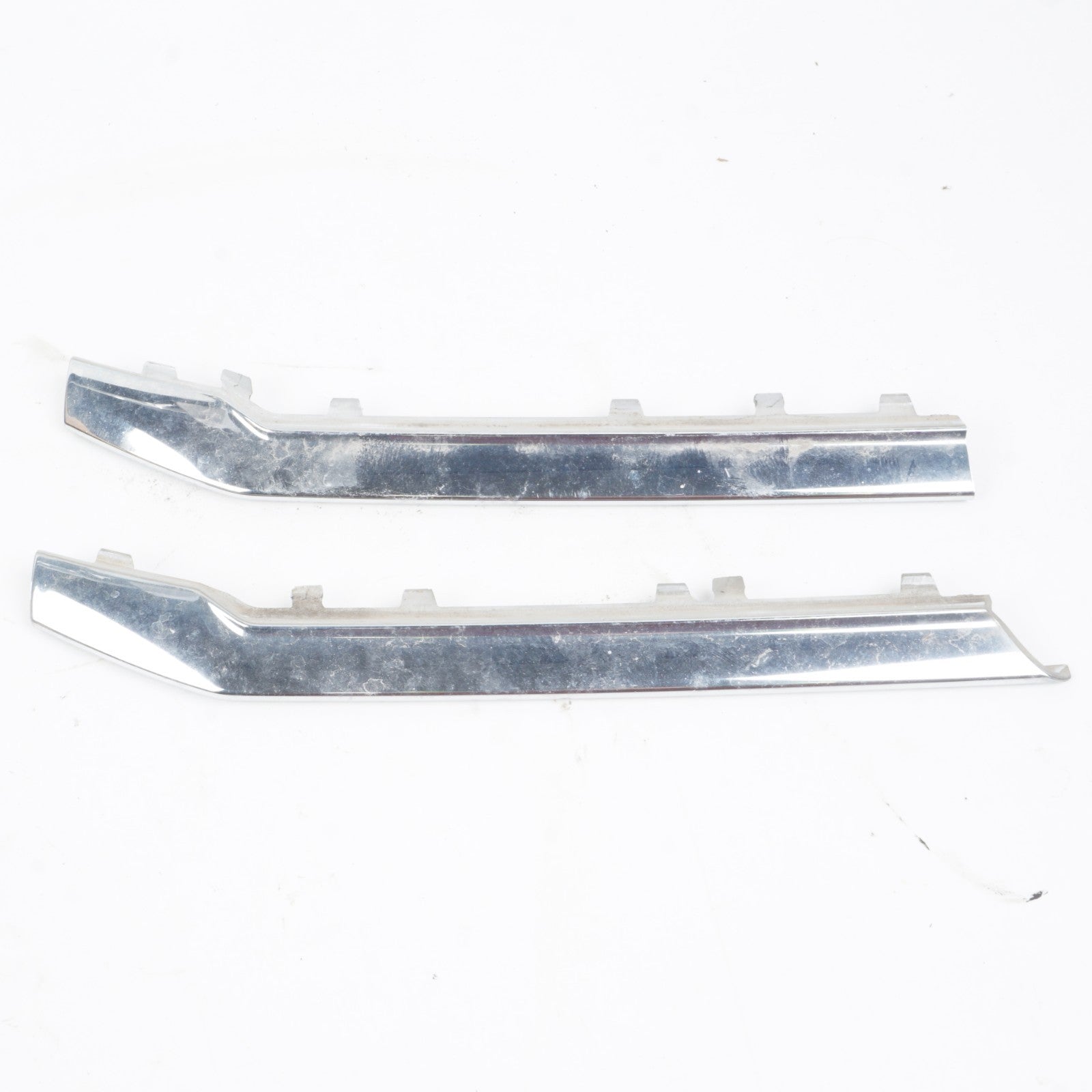 2011-2014 Audi A8 Quattro Bumper Grille Chrome Molding Right 2Pcs OEM