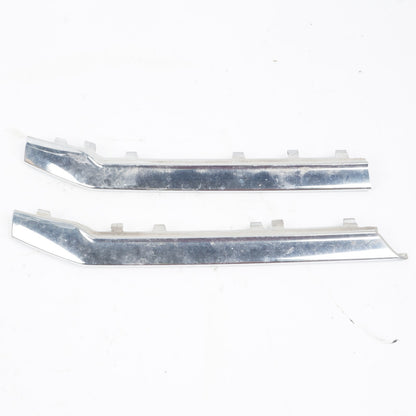 2011-2014 Audi A8 Quattro Bumper Grille Chrome Molding Right 2Pcs OEM