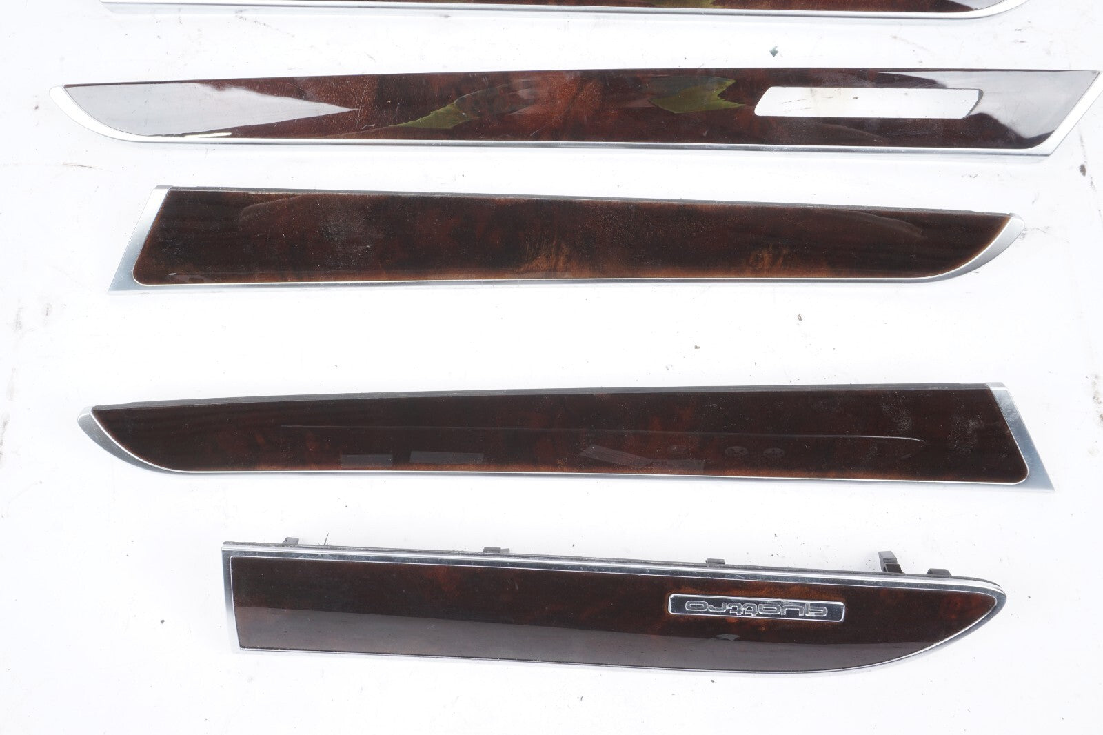 2005 - 2011 Audi A6 Dash & Door Panel Wooden Trim Front & Rear SET OEM