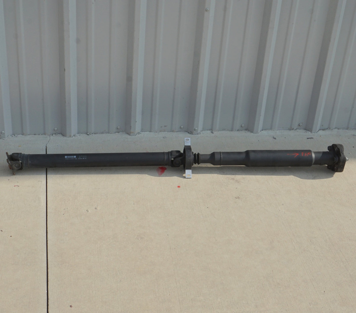 2009 BMW 328i E92 COUPE DRIVE SHAFT LINE RWD AUTOMATIC A/T 7551199