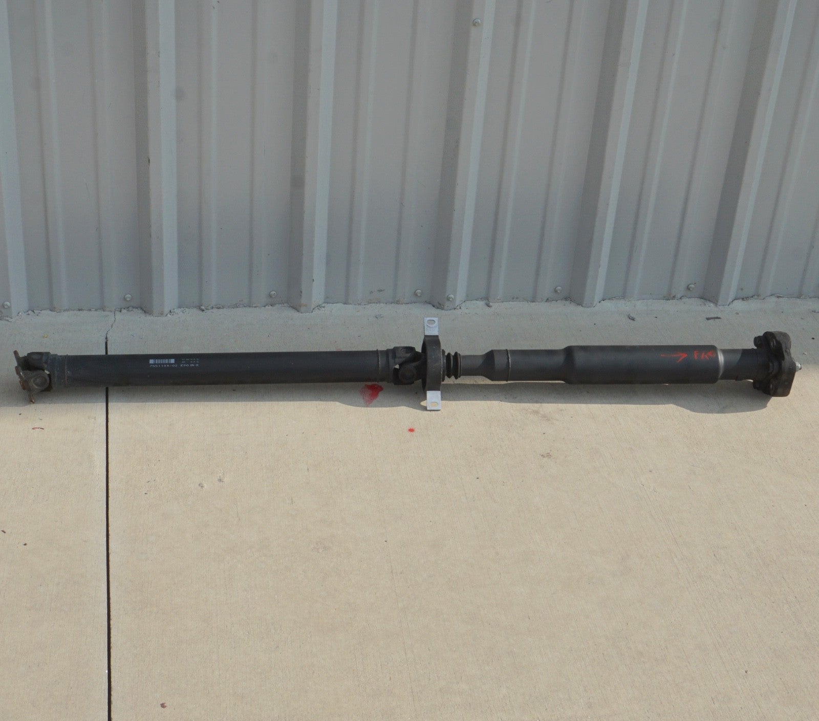 2009 BMW 328i E92 COUPE DRIVE SHAFT LINE RWD AUTOMATIC A/T 7551199