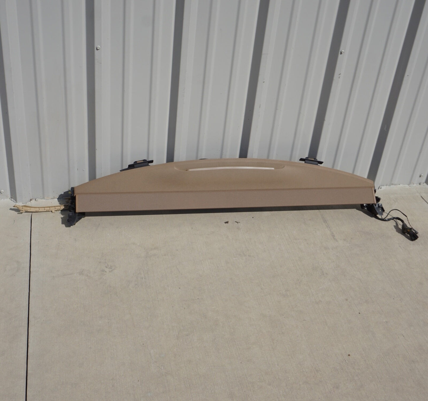 07-13 Mercedes W221 S63 S550 Rear Window Sun Shade Screen Roller Blind Beige OEM