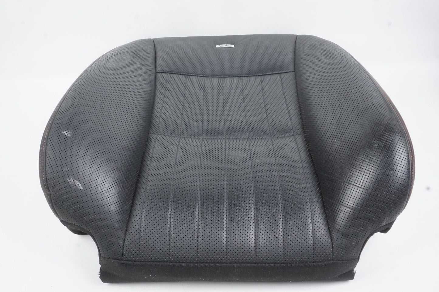 10-13 Mercedes W221 S600 Front Left Seat Cushion Top Upper Exclusive Black OEM