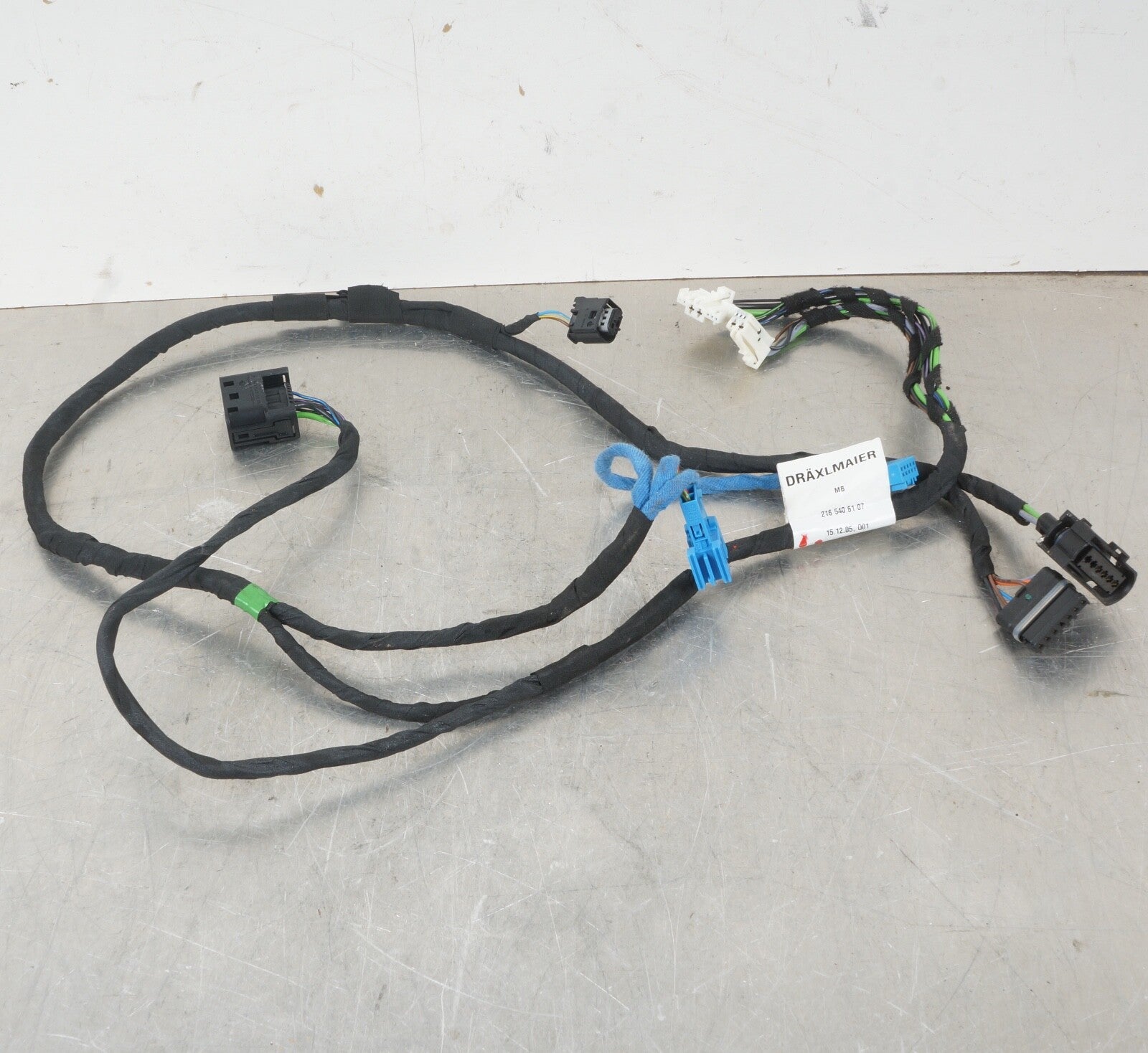 07-09 W216 MERCEDES CL63 CL550 CL600  FRONT PASSENGER SIDE DOOR WIRING HARNESS