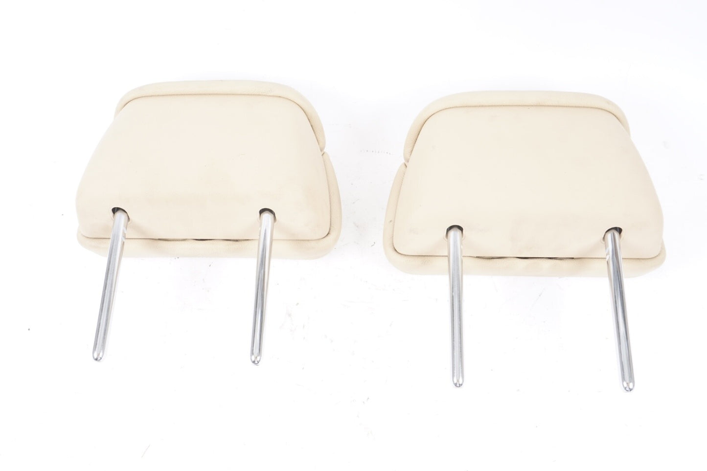 2011-2017 Audi A8 A8L Rear Left & Right Headrest Head Rest Set BEIGE PAIR