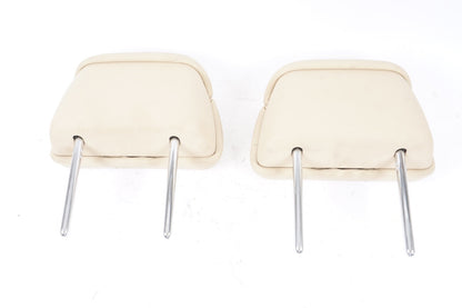 2011-2017 Audi A8 A8L Rear Left & Right Headrest Head Rest Set BEIGE PAIR
