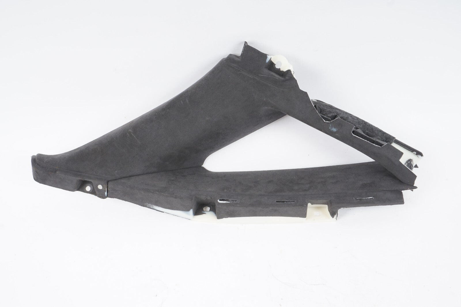 11-17 AUDI A8 A8L S8 REAR LEFT SIDE C PILLAR QUARTER WINDOW TRIM  ALCANTARA OEM