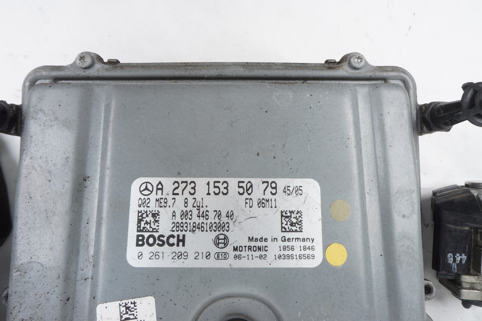 2007 - 2011 Mercedes-Benz S550 Ignition Set Key Lock Module OEM