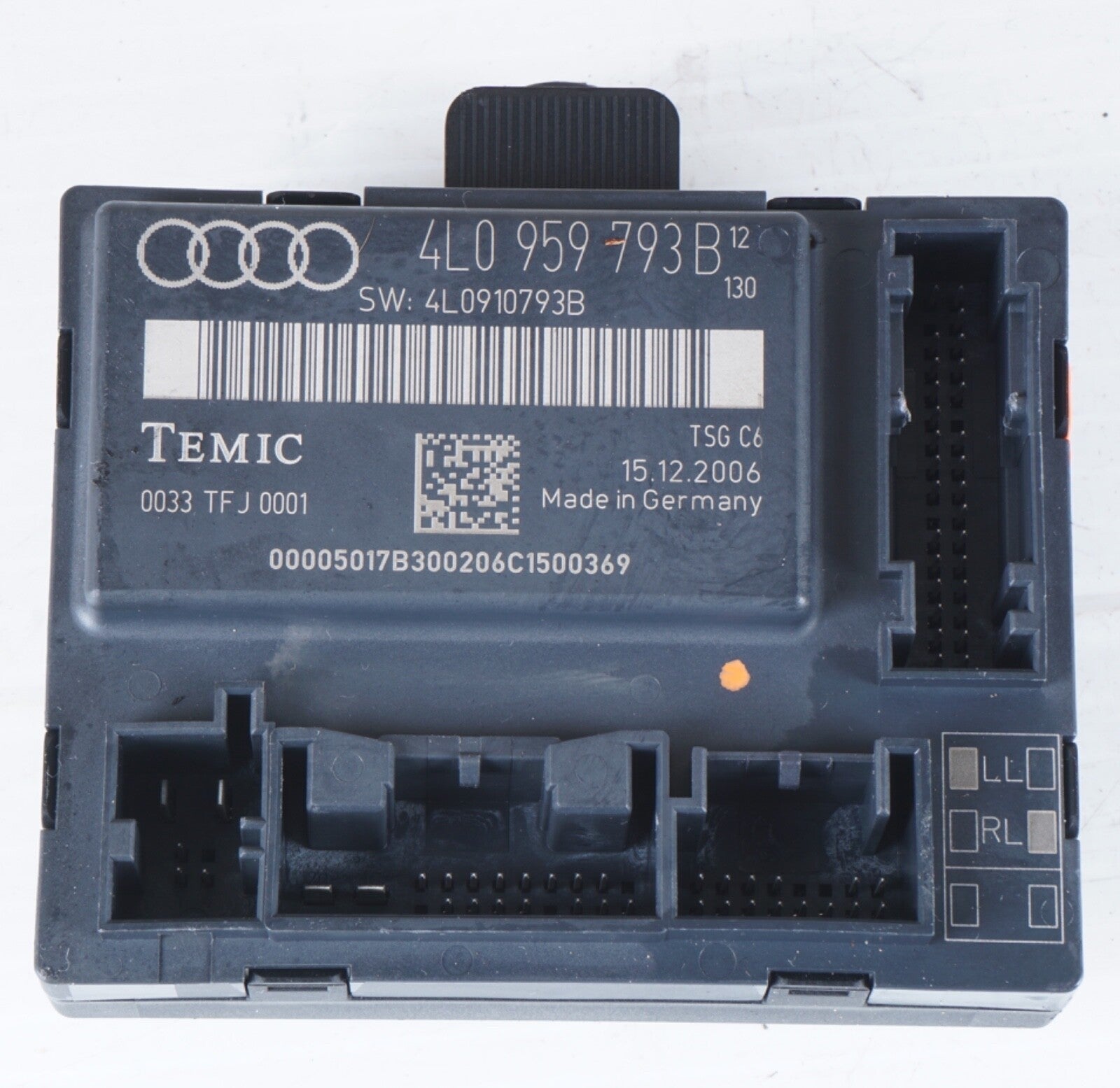 07 08 09 AUDI Q7 FRONT LEFT DRIVER DOOR CONTROL MODULE 4L0959793B OEM