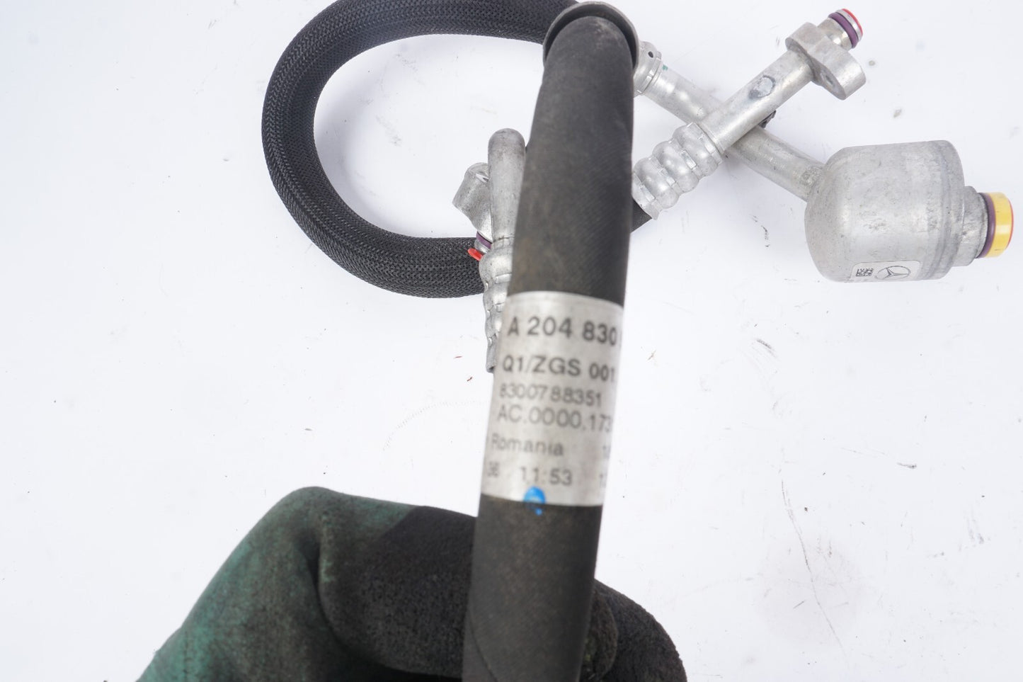 10 - 14 Mercedes W207 E350 AC Air Condenser Pressure Line Set Of 2 OEM