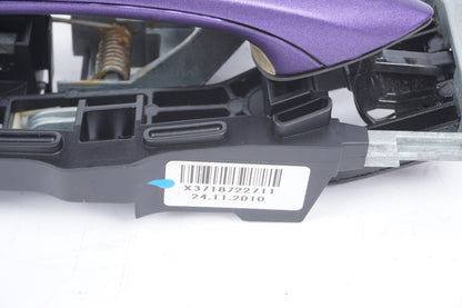 11-16 BMW F10 528I 535I 550I REAR LEFT EXTERIOR DOOR HANDLE W/ CARRIER OEM