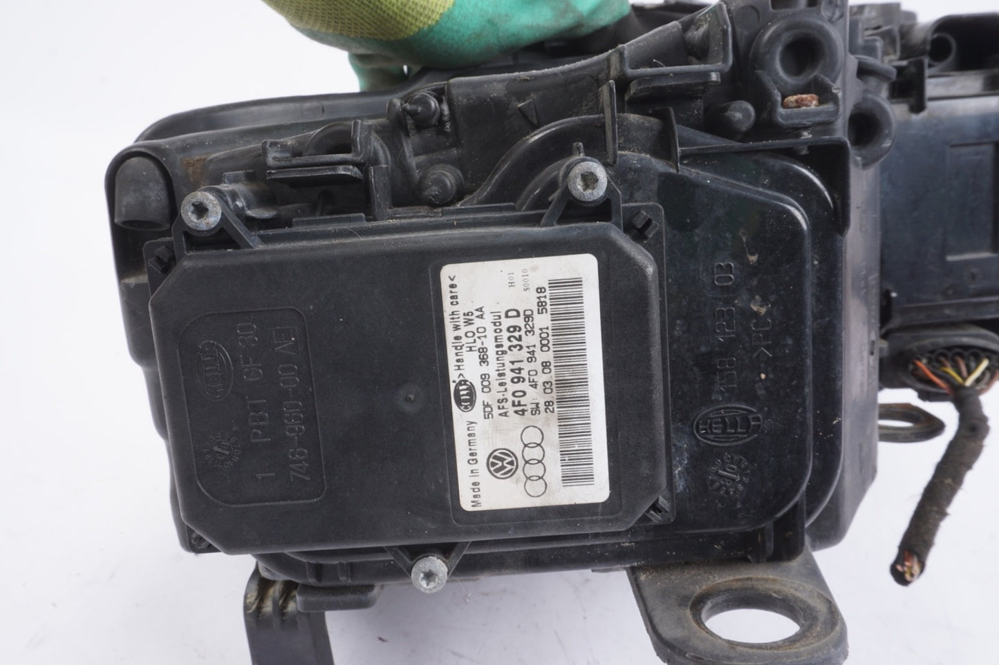 06-10 Audi A8 S8 D3 Left Driver Bi-Xenon LED Headlight Headlamp 4E0941003BT OEM