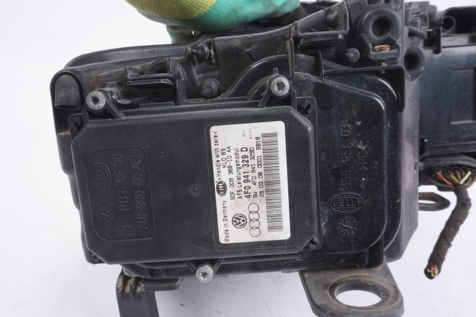 06-10 Audi A8 S8 D3 Left Driver Bi-Xenon LED Headlight Headlamp 4E0941003BT OEM
