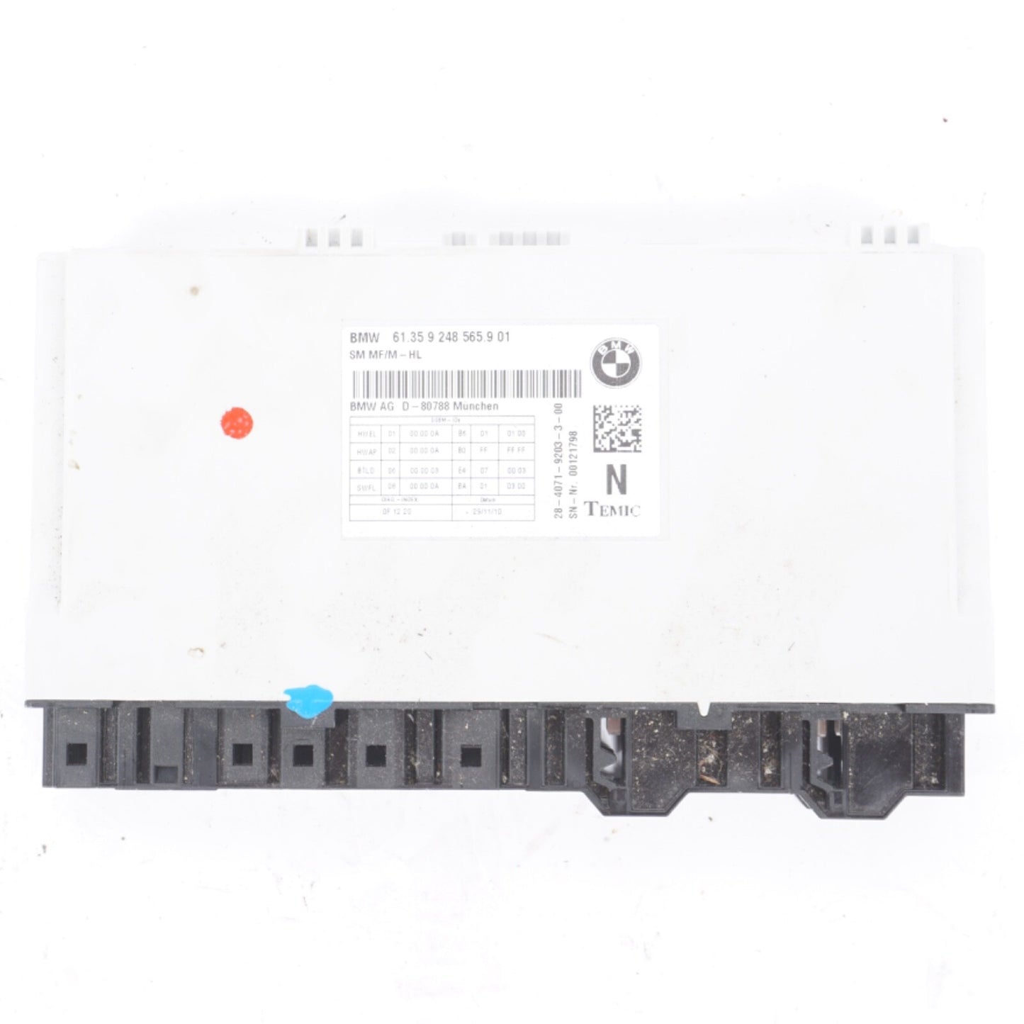 2011-2016 BMW F10 550I 535I 528I FRONT SEAT CONTROL MODULE MEMORY 9248565 OEM