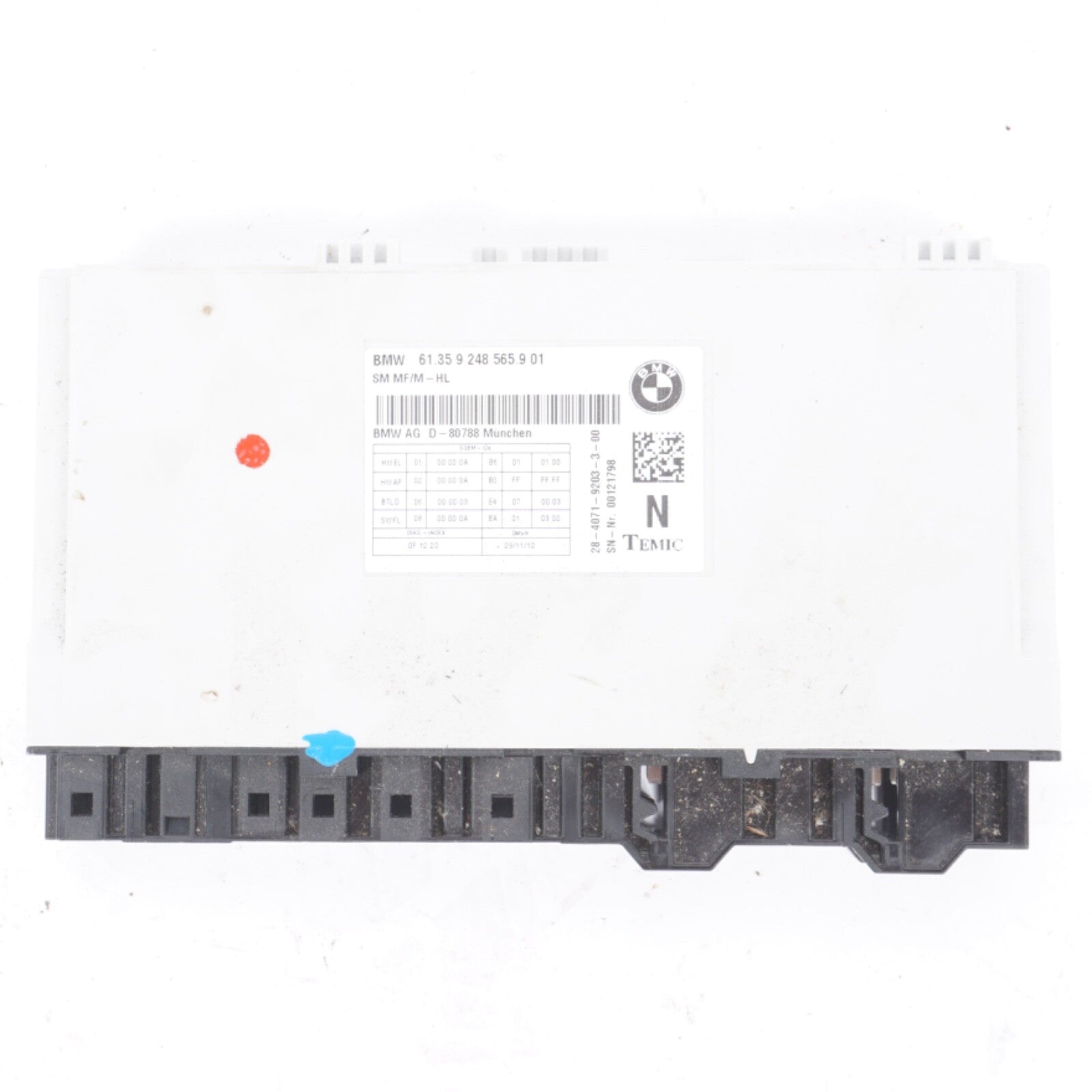 2011-2016 BMW F10 550I 535I 528I FRONT SEAT CONTROL MODULE MEMORY 9248565 OEM