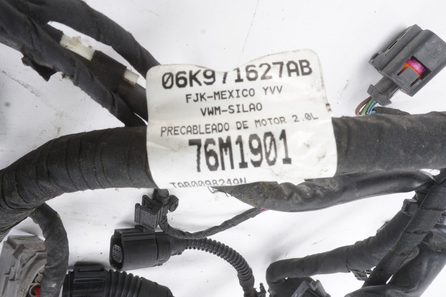 2014 2015 Volkswagen Passat 1.8L Engine Wire Harness Loom OEM