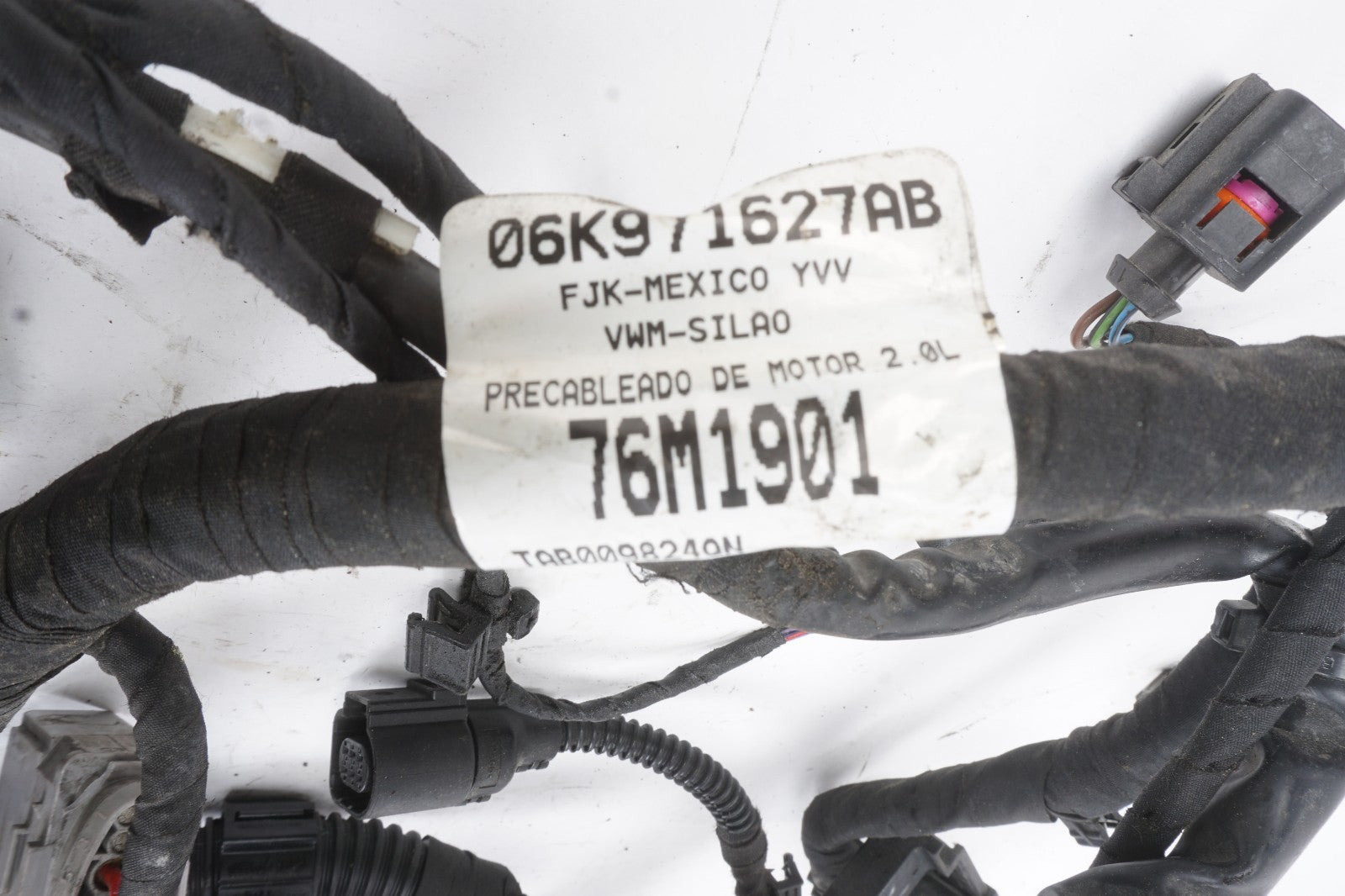 2014 2015 Volkswagen Passat 1.8L Engine Wire Harness Loom OEM