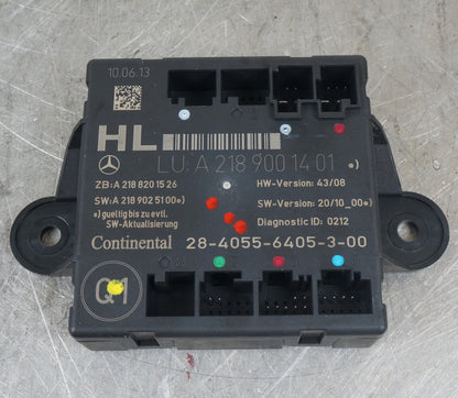 08-18 Mercedes W207 E400 C300 CLS550 Rear Left Side Door Control Module OEM