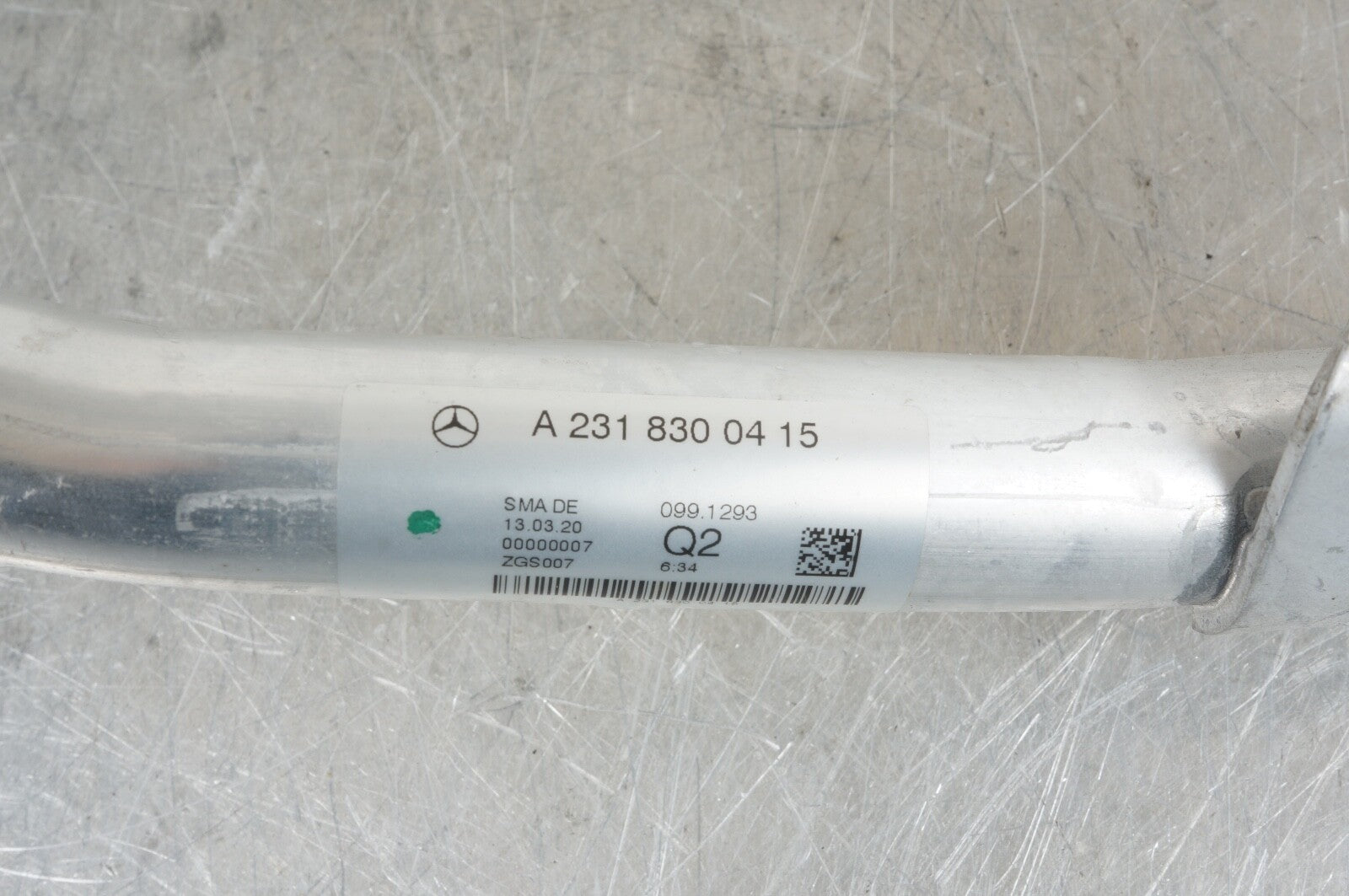 2013 - 2020 Mercedes SL550 R231 AC A/C Evaporator Suction Line Pipe Hose Tube