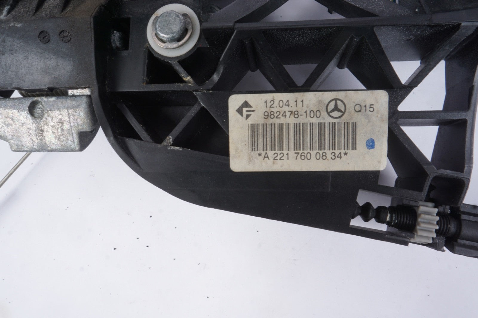 07-13 Mercedes W221 S600 S400 Rear Right Exterior Door Handle Keyless Go OEM