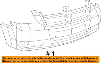OEM 2008-2010 Dodge Grand Caravan Front Bumper Cover