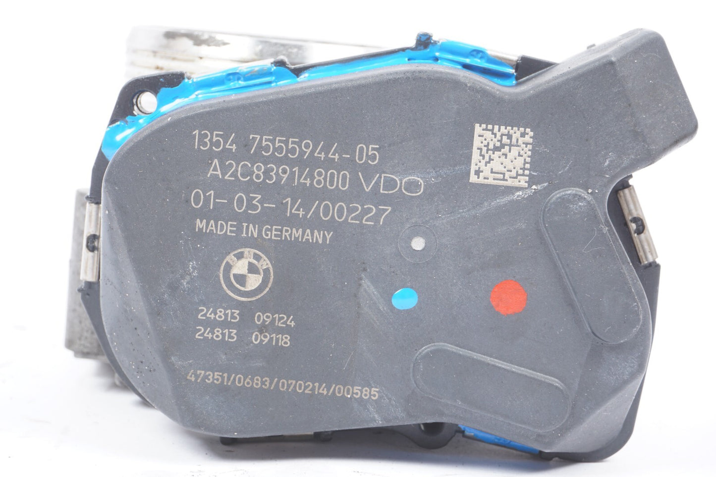 12 - 18 BMW 550I 650I 4.4L N63N Throttle Body Left Driver Side 13547555944 OEM