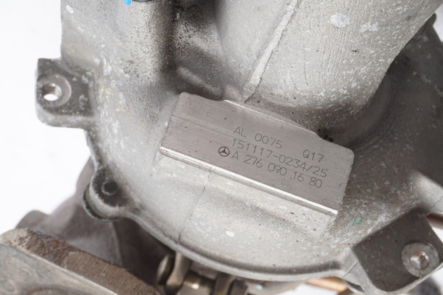 14-17 Mercedes E400 CLS400 S550E Turbocharger Manifold Right Passenger Side OEM
