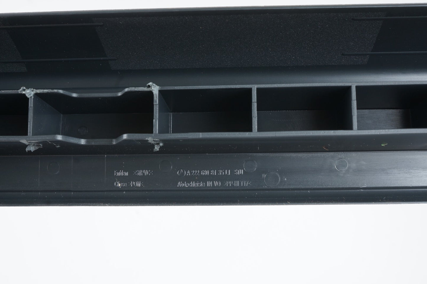 2014-2017 Mercedes W222 S500 DOOR SILL PLATE TRIM COVER PANEL SET OF 4 OEM