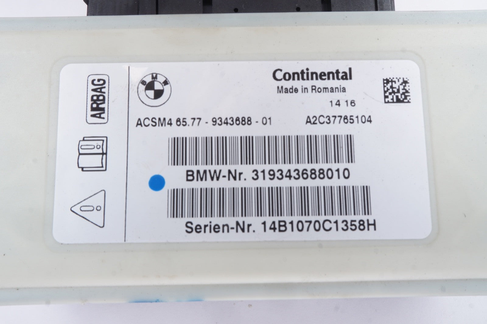 14-21 BMW SERIES 2 3 4 SAFETY DIAGNOSTIC COMPUTER CONTROL MODULE UNIT OEM