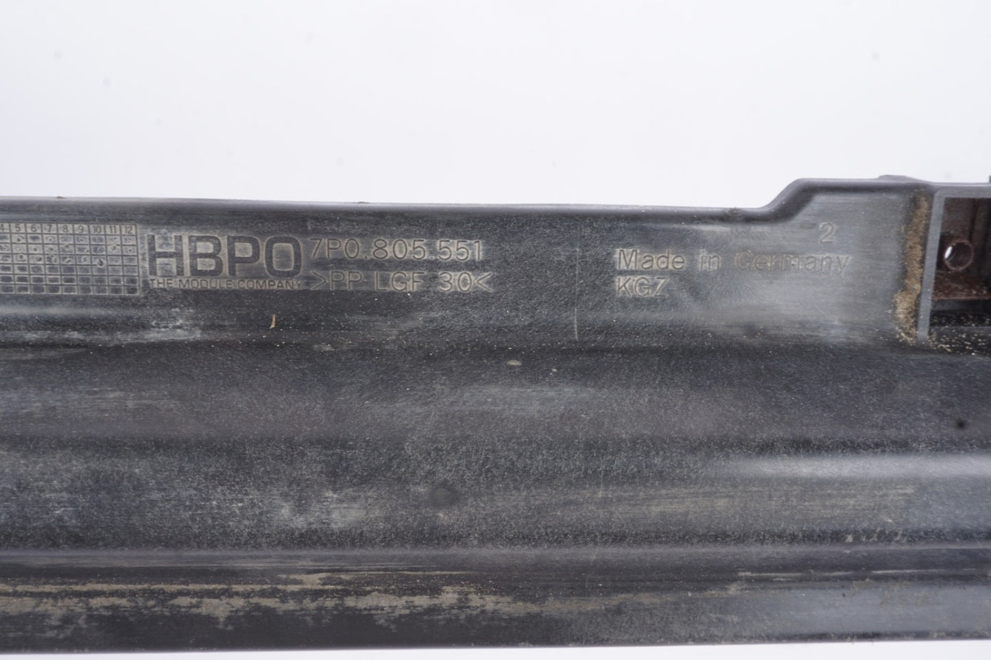 2011 - 2014 Porsche Cayenne 958 Radiator Core Lower Support 7P0805551 OEM