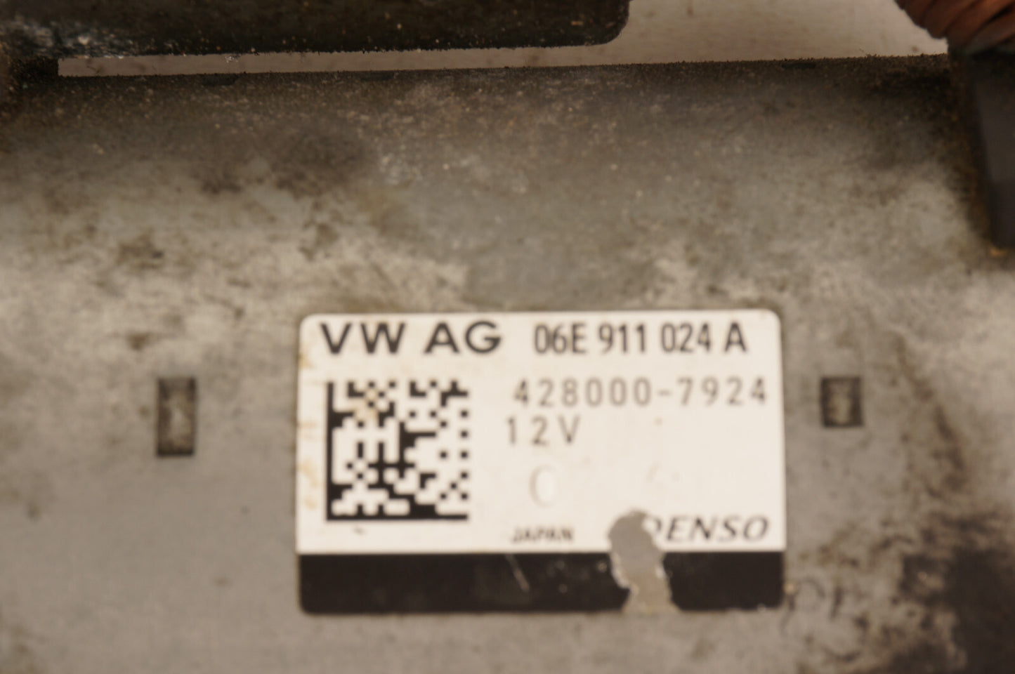 2012 - 2014 AUDI A7 3.0L ENGINE STARTER MOTOR 06E911024A OEM