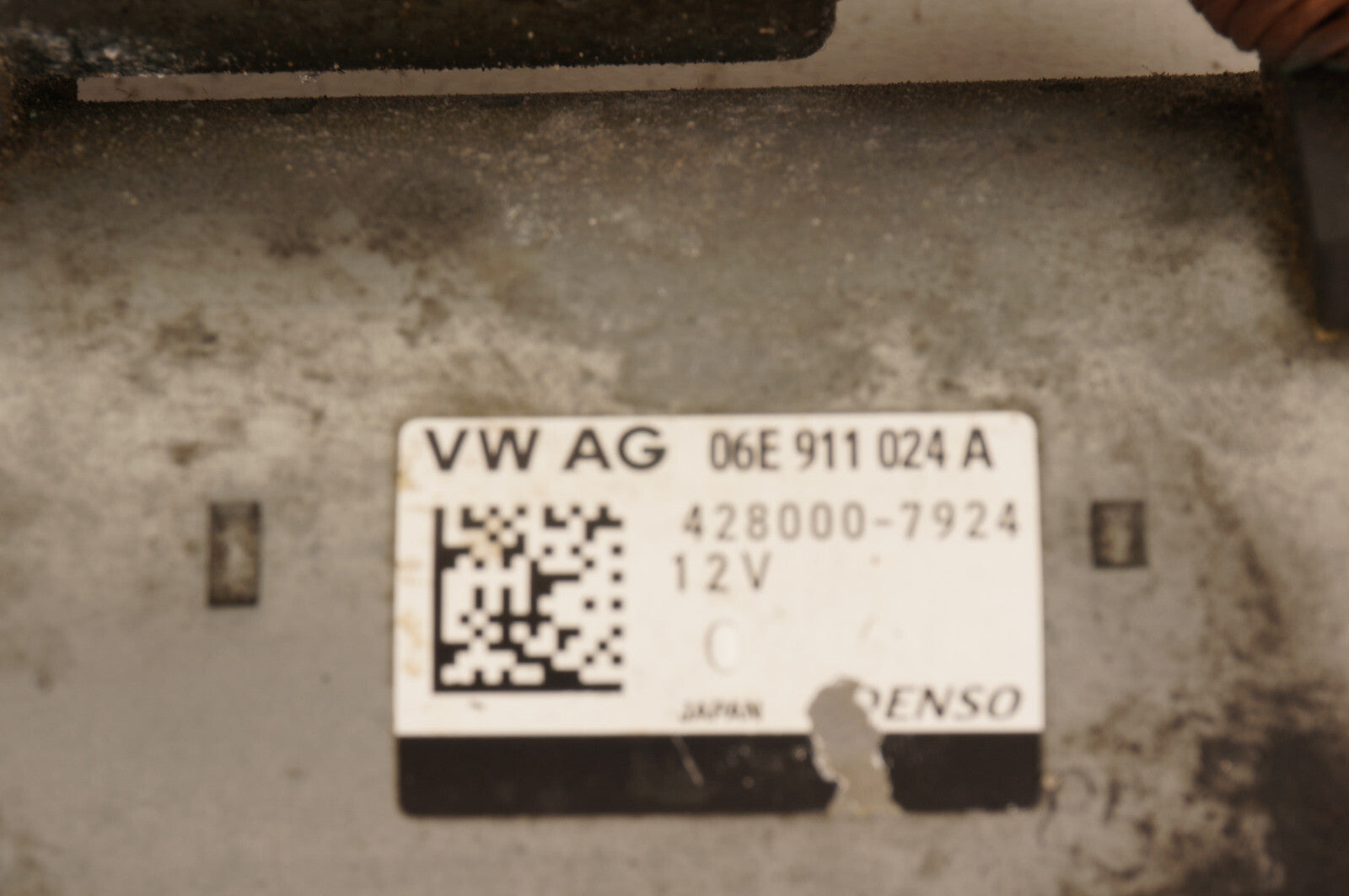 2012 - 2014 AUDI A7 3.0L ENGINE STARTER MOTOR 06E911024A OEM